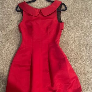 Red Zara dress!